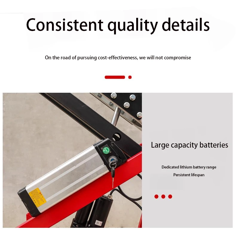 Small Portable Electric Stacker Crane with 24V Battery 500kg Pallet Loading Truck Forklift Electric
