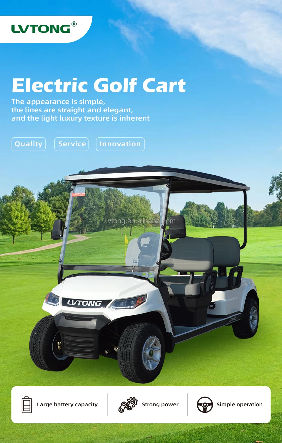 4 Person 48v Electric Lifted Golf Cart Off Road Buggy With Lithium Battery Buy 4 Seater