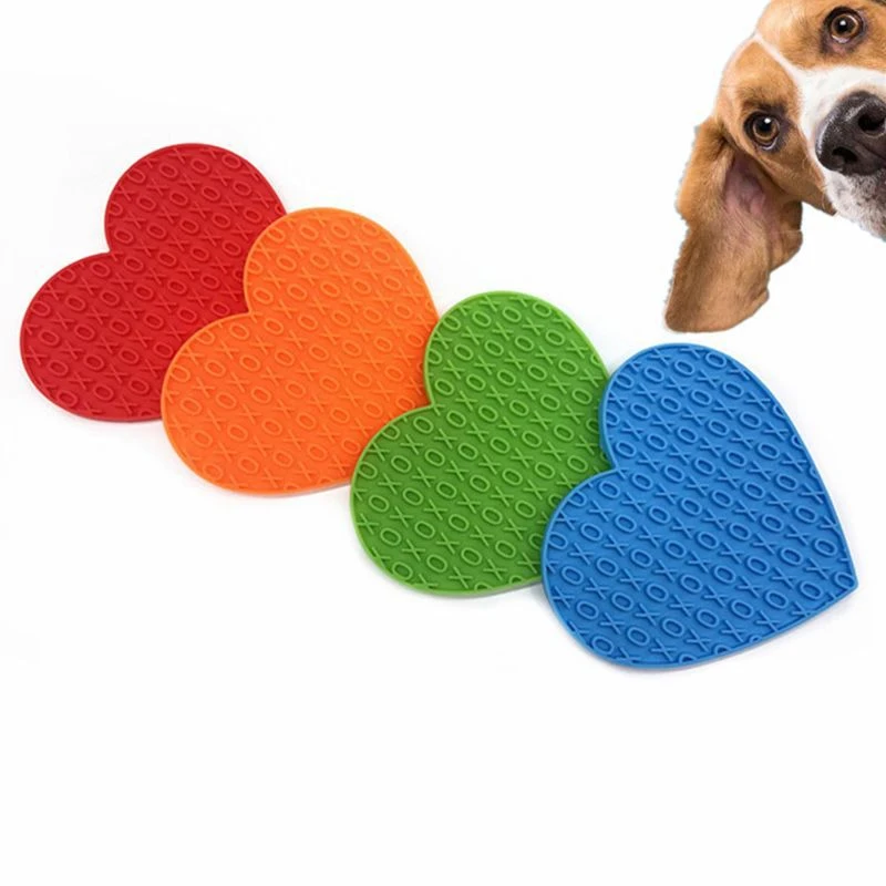 Customized Silicone Dog Lick Mat Pet Interactive Slow Feeder Mat With