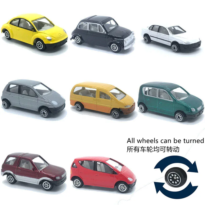 Model Car in Diecast Toy Vehicles 1/50 1/64  Scale Metal Diorama Architecture Model Materials