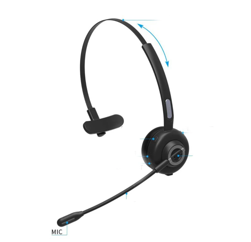 Mic Wireless One Ear Earphone 