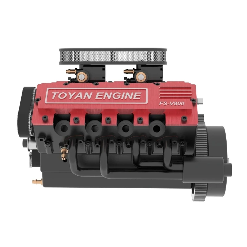 TOYAN FS-V800 V型8気筒 4ストローク 水冷エンジン 組立キット 28cc