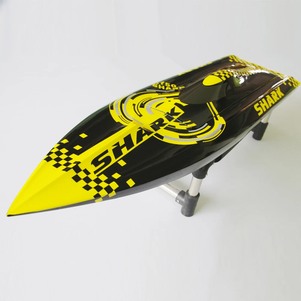 DTRC Ship Model H750 Great White Shark Electric Remote Control Boat Racing Boat Fiberglass Ship Rollover Prevention