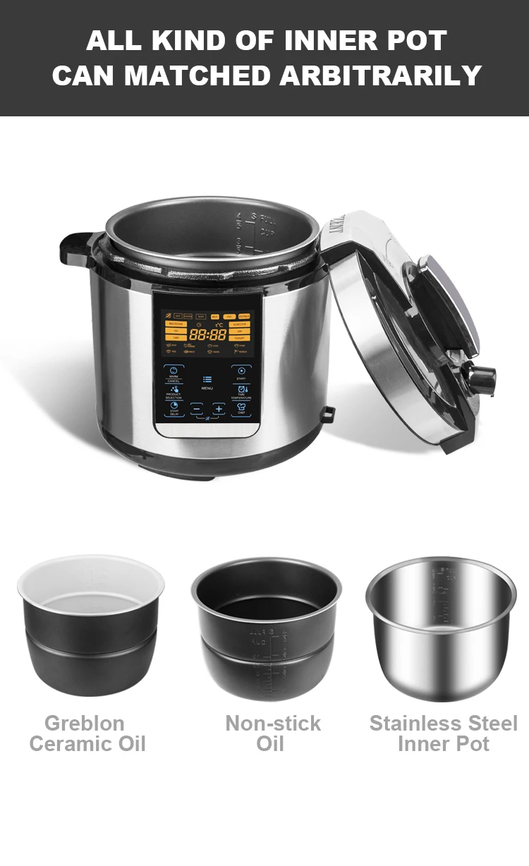 Wholesale Aluminium Capsuled Induction Pressure Cooker Cookware - China Pressure  Cooker and Rice Cooker price