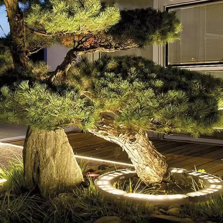 Anpassbare Abnehmbare Solar-Palmenlichter 2M 3M 4M  Auen-Feiertagsdekoration Knstliche LED-Beleuchtete Kokospalme