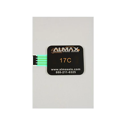 Custom Dead Front Membrane Switch By Almax Manufacturing Silver or Copper PCB Solution With Multiple LED Lights