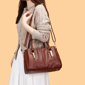 New Simplicity High Capacity Fashion Trend Messenger Fashionable Trendy Women's Handbags Womens Multi-layer Zipper Shoulder Bags