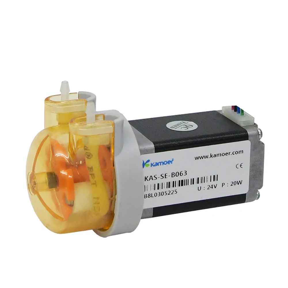 Kamoer KAS 24V High Precision Micro Filling Step Motor Peristaltic Pump Head