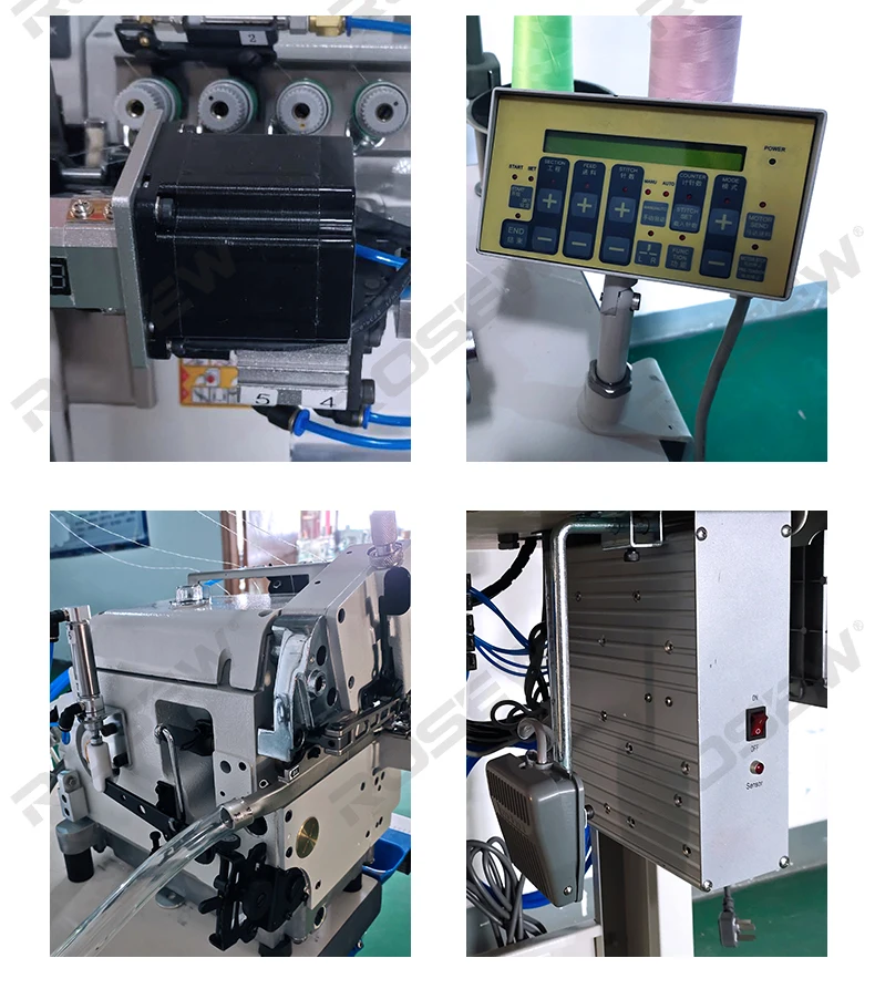 GC5114EX-D-MC Computerized High Speed Direct Drive 4 Thread Industrial ...
