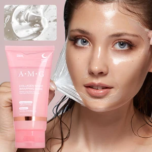 Spot Goods  75 g Factory Face Skin Care Tear Mask Cleansing Anti Wrinkle Moisturizing Firming Collagen Night Wrapping Face Mask