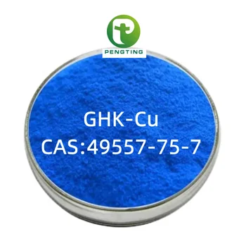 Daily chemicals Cosmetic raw materials bulk Peptides powder 99%  CAS 49557-75-7 Tripeptide-1 copper Peptide GHK-Cu