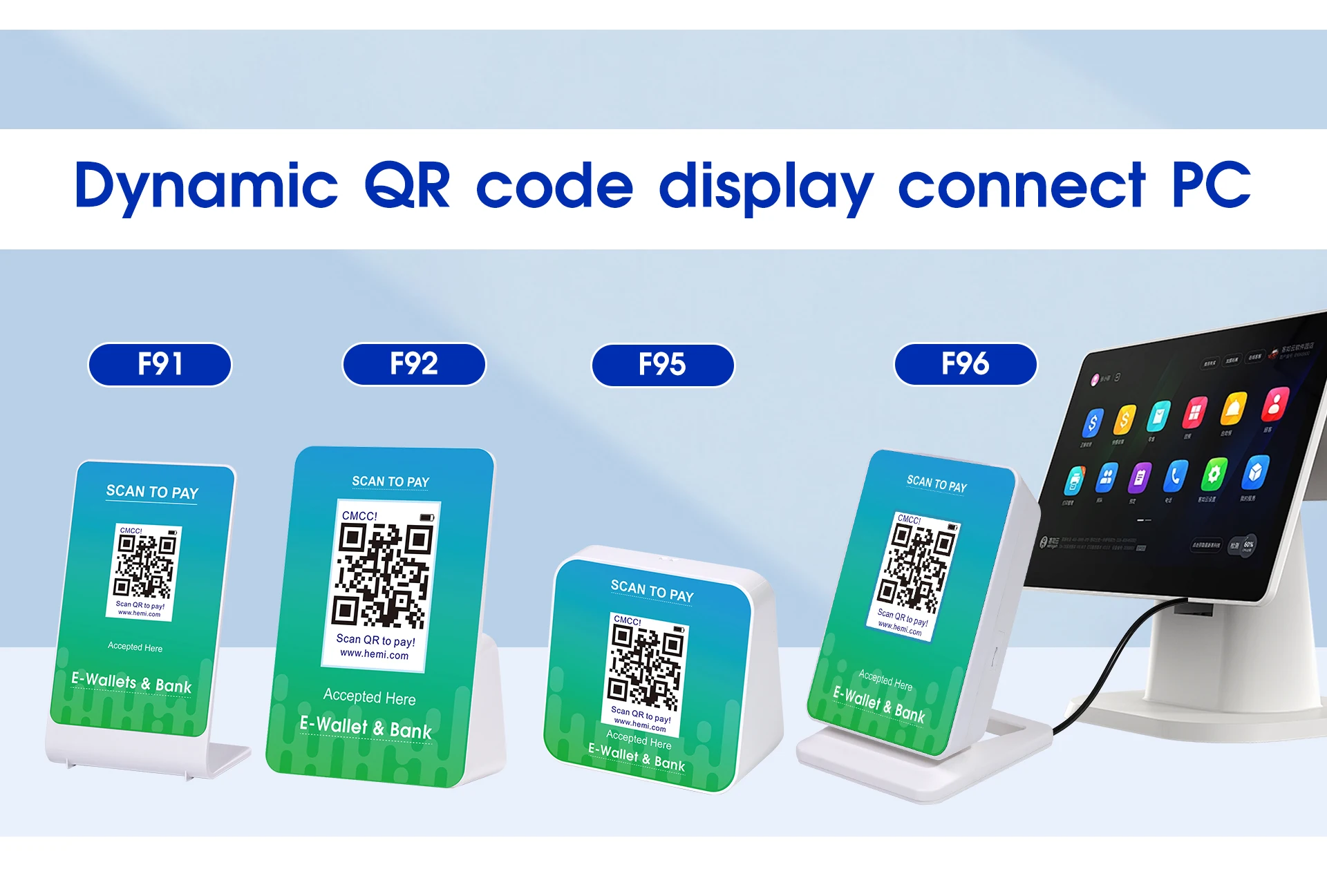 Dynamic QR Code Payment Terminal by RINLINK - Secure & Convenient
