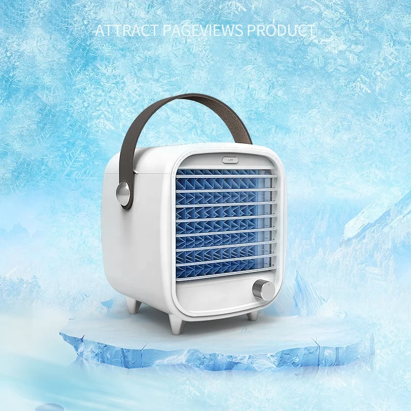 Usb Small Rechargeable Home Portable Mini Air Conditioner Fan Personal Space Portable Water Air Cooler Fan_voghion.com
