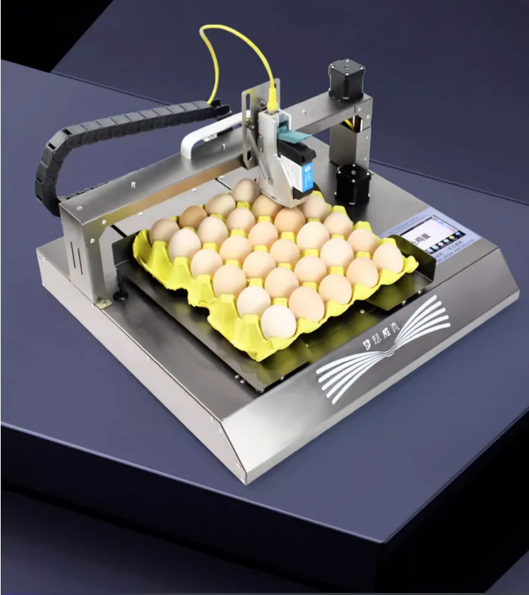 Industry Smart Automatic Egg Date Stamp Printer Printing Machine - China  Egg Bottle Box Printing Machine, Eggs Expiry Date Printer