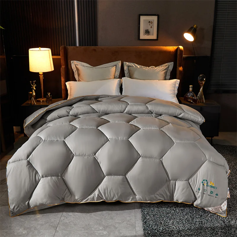 Wholesale Cheap Cotton Fabric Hotel Bed Quilt Polyester Blend