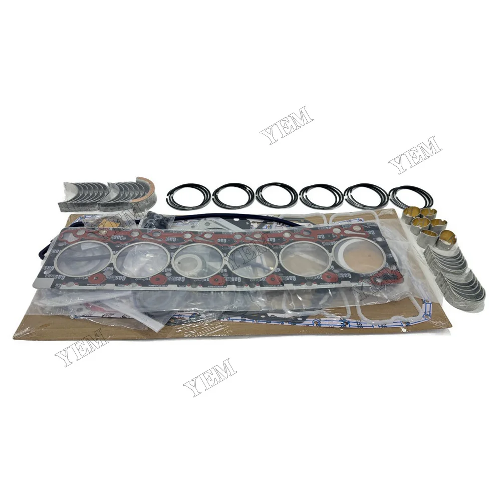 Overhaul Re-ring Kit Compatible for Komatsu 6D102 Diesel Engine Parts 4