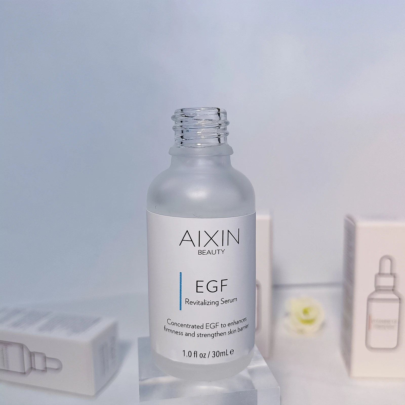 AiXin Beauty 30ml Organic Private Label EGF Face Repair Serum Facial Revitalizing Essence Advanced Night Repair Serum