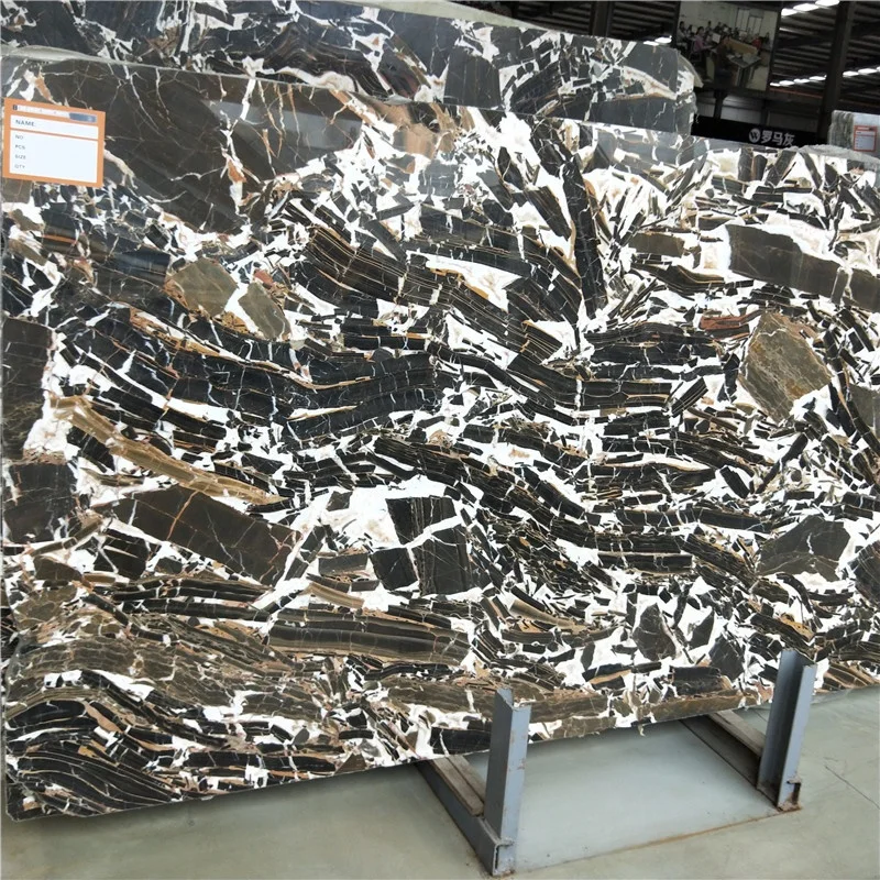 product modern kitchen countertop new design brown color slab marble for hotel indoor flooring tiles-1