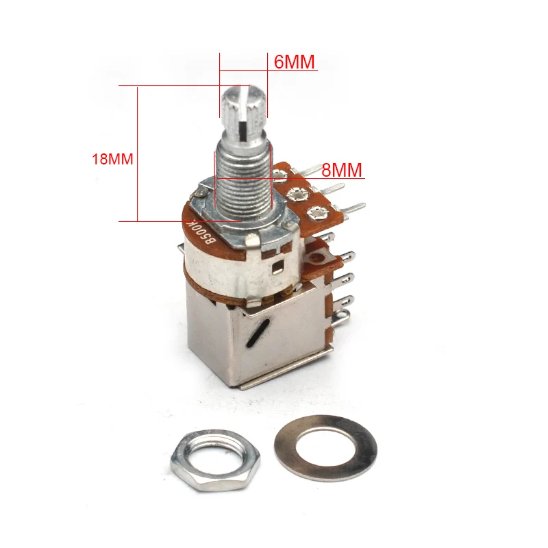 Push Pull Pots A500K B500K 4x Push-Pull Potentiometer Für Gitarre