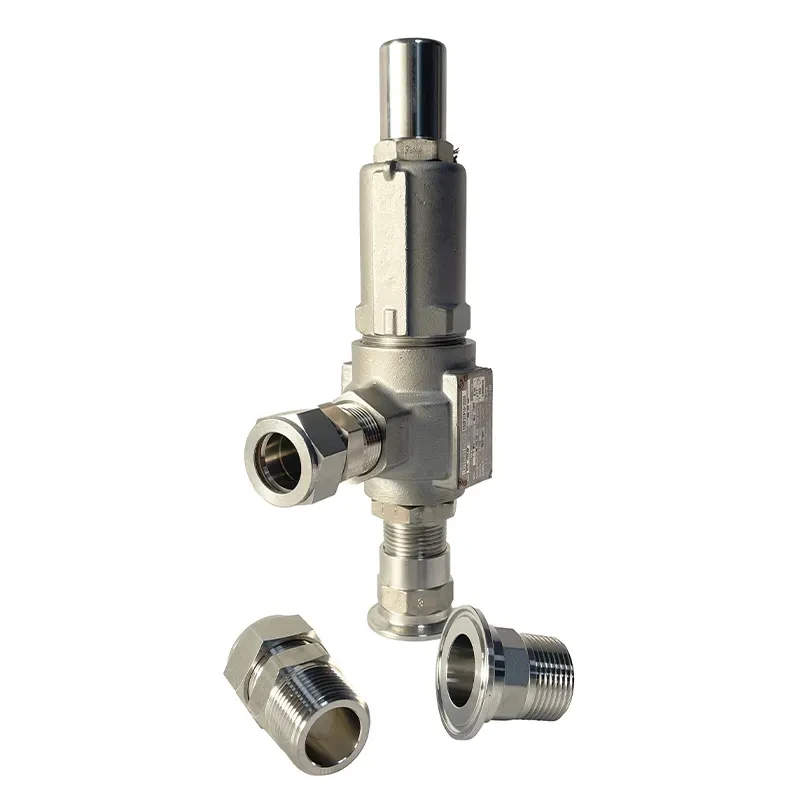 High Pressure 35MPA Hydrogen Energy Applications Control Valve Air Ammonia Gas Pressure Regulator OEM CF8 Safety Valve