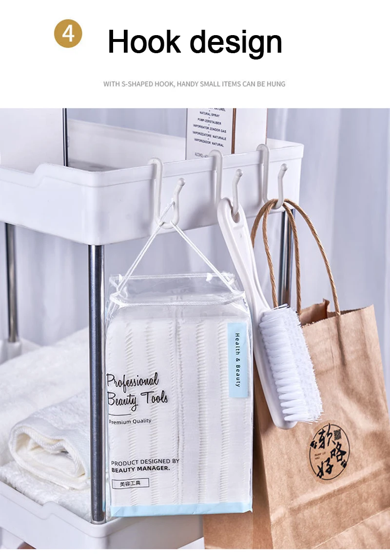 PP Plastic Multilayer Save Space Crack Shelf Bathroom Gap Holder Removable Rack Kitchen Narrow Storage Racks Kitchen Organizer
