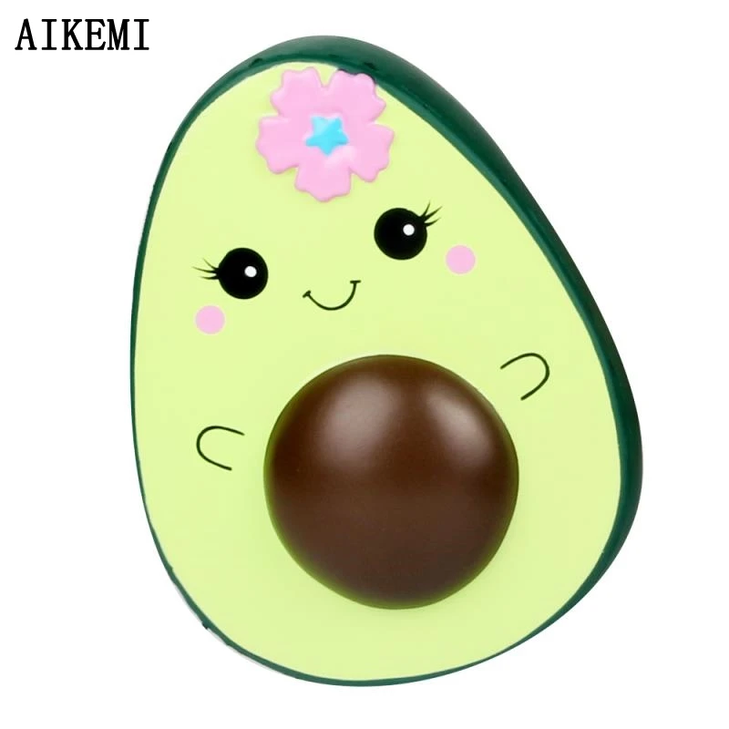 
Китайская фабрика, медленно восстанавливающая форму игрушка-фрукт из мультфильма, сжимаемая авокадо из пенополиуретана 