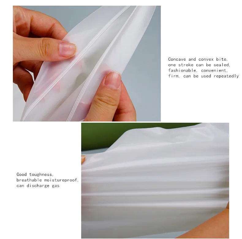 Biodegradable Compostable Pla+pbat Frosted Self Adhesive Bag Food