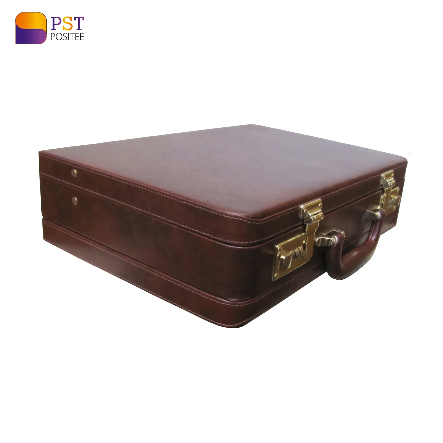 Men Briefcase Luxury Leather Attache Case Leather Briefcase With