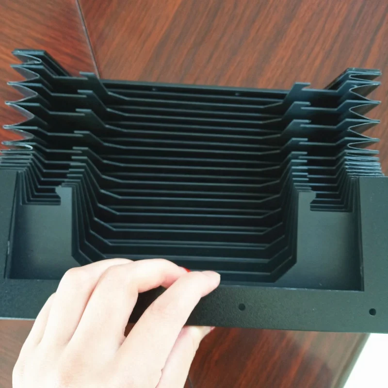 CNC Machine Pvc Fabric Accordion Bellow Cover Linear Guides Bellows
