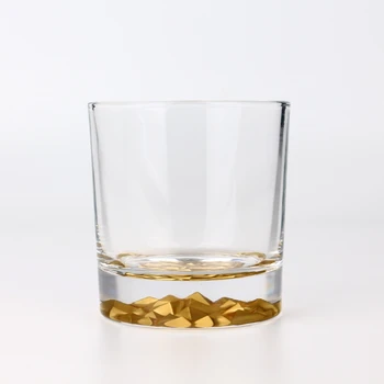 Hot Sale Fashioned Custom logo Whisky Glasses Cups Crystal Rock  Glass Whiskey Cup for Cocktail