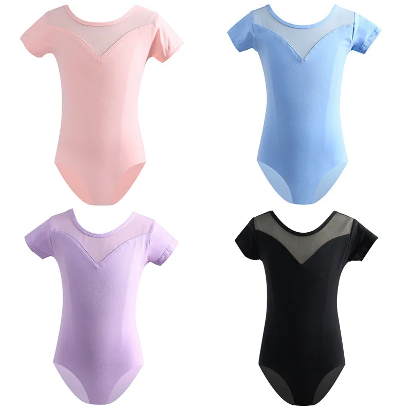 Women's Basic Dance Leotard For Adult Team Short Sleeve Ballet Leotard Dancewear Soft And Skin Friendly Ballet Clothes - View #10