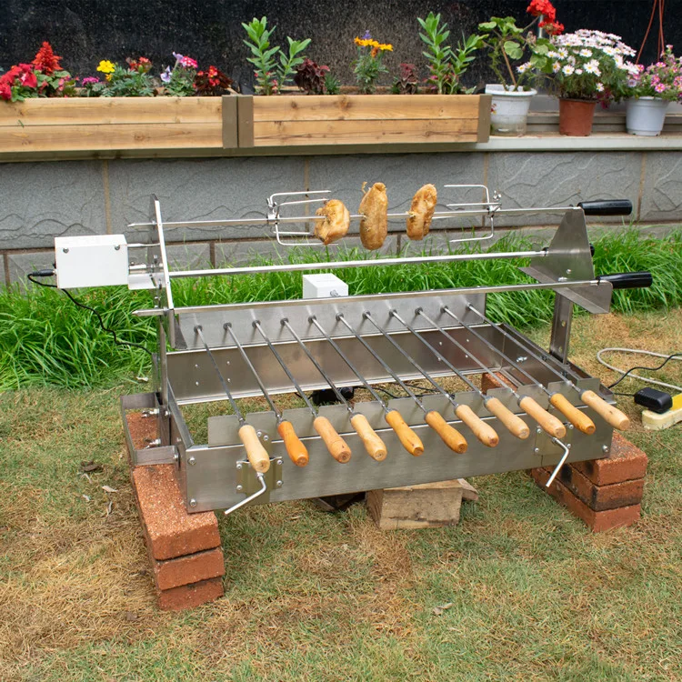 Skewers Rotation Bbq Spit Roast For Sale Brazilian Barbecue Machine