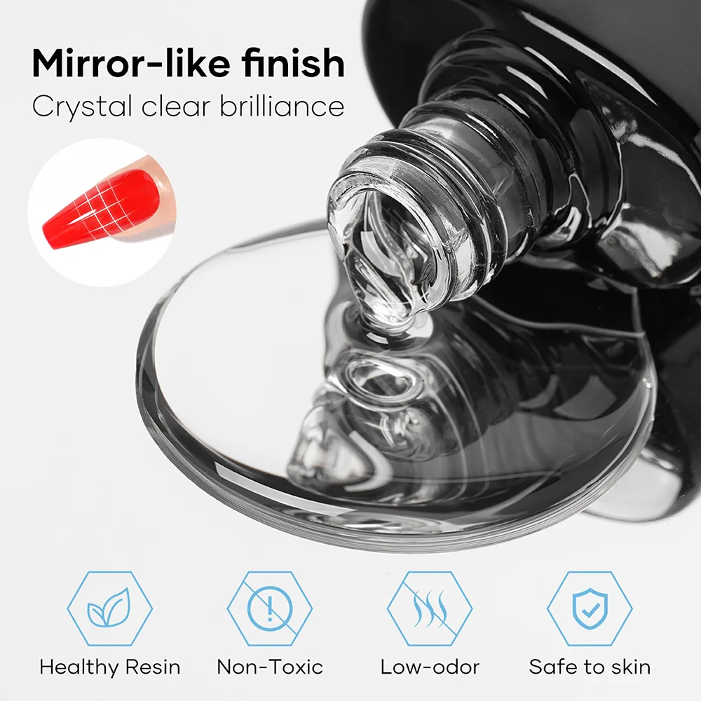 MissGel 2026 New Top Coat Private Label Nail Polish Soak Off UV/LED Gel Polish Top Coat Gel High Plated Crystal Top Coat Gel