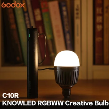 Godox KNOWLED C10R 12W RGBWW Smart Bulb CCT Range 2000K-10000K Videography App Compatible for Wireless Control Without Battery detail image