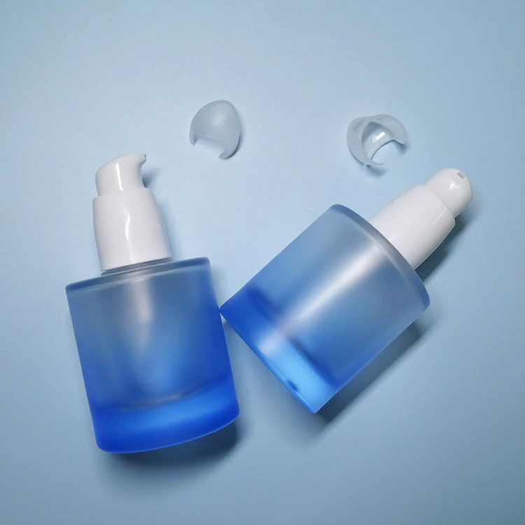 100ml Glass Dropper Bottle Frosted Clear Green Blue Pink Nude Refillable 100ml Oil Glass Cylinder Lotion Bottle Pink Glass Dropper Bottle
