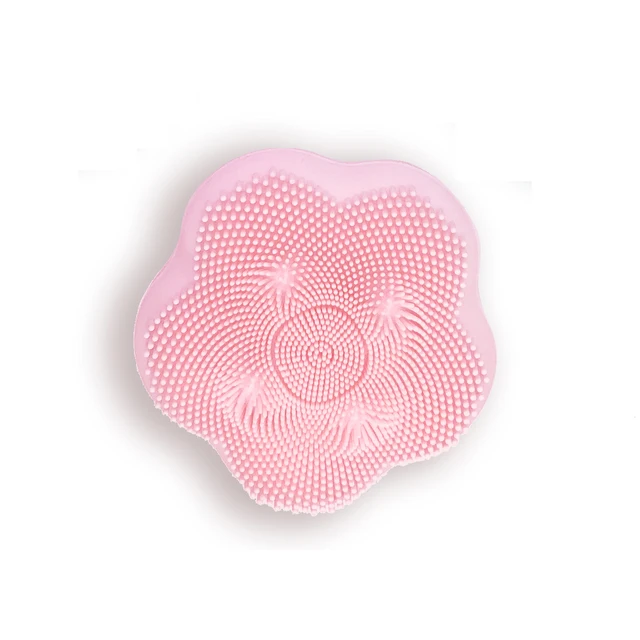 Mini Flower Design Facial Cleansing Brush Electric Portable Waterproof Ultrasonic Silicone Facial Cleansing Brush
