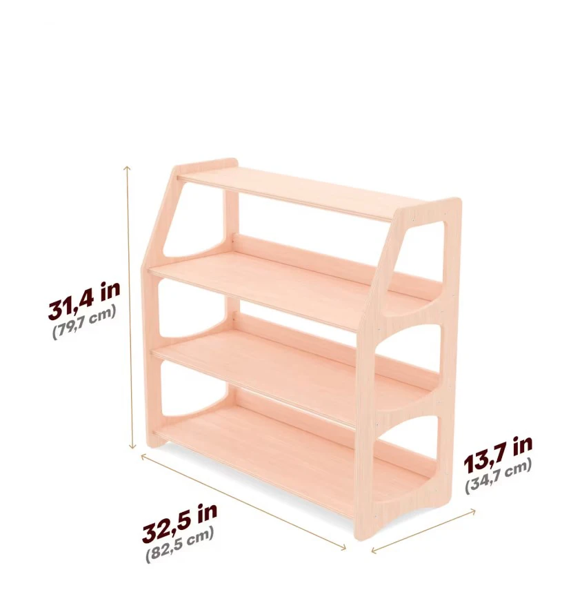 Детская мебель для спальни LM деревянная книжная полка шкаф Монтессори детской