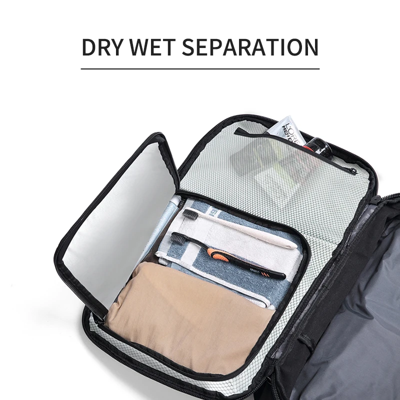 Borsa A Tracolla Antifurto Leggera In Tessuto Tecnico - Tasca Pettorale Uomo/Donna, Grigia, Per Viaggi E Sport
