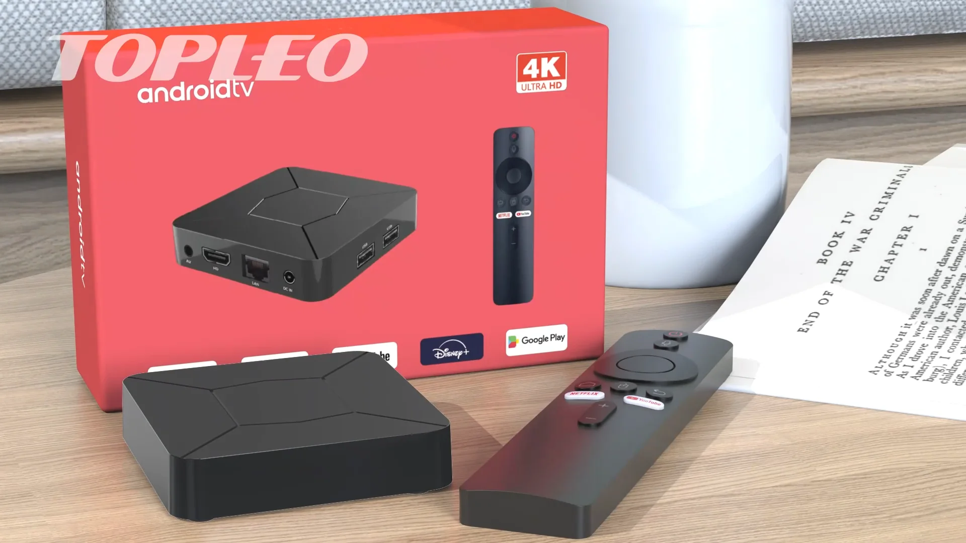 Topleo Android 10 Smart Tv Box Streaming H313 2gb 8gb Q5 Set Top Tv