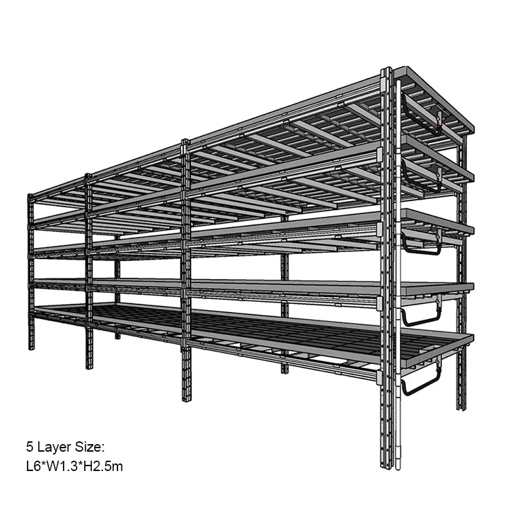 Hydroponics Grow Kit Ebb And Flow Trays Vertical Farming Microgreens