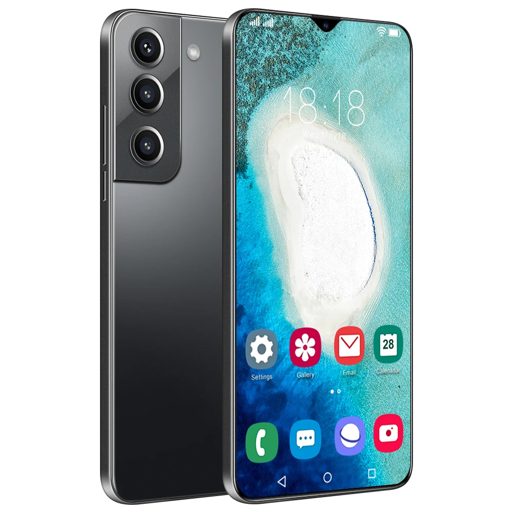 Сенсорный мобильный телефон с поддержкой android 11 0 5G LTE 6 7 дюйма 32 МП 50 16 ГБ