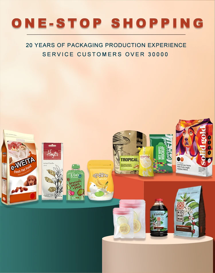 Custom Printing Reusable Drink 500ml Frost Mylar Plastic Zipper