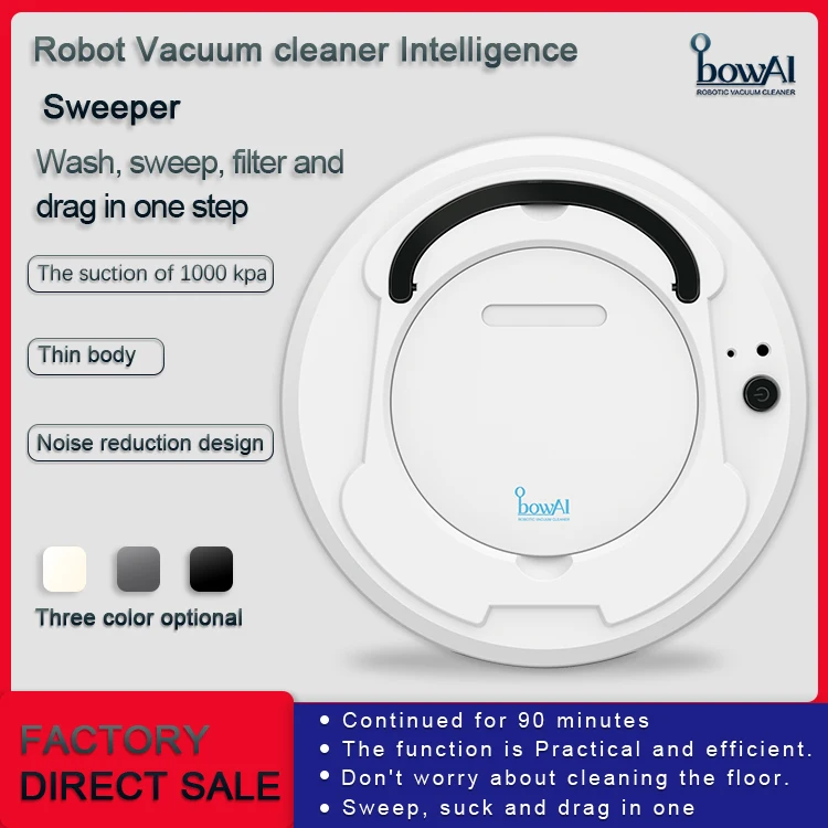 High Quality Made in China  Smart Home Appliances Electric Household Mopping Robot Smart Vacuum Cleaner