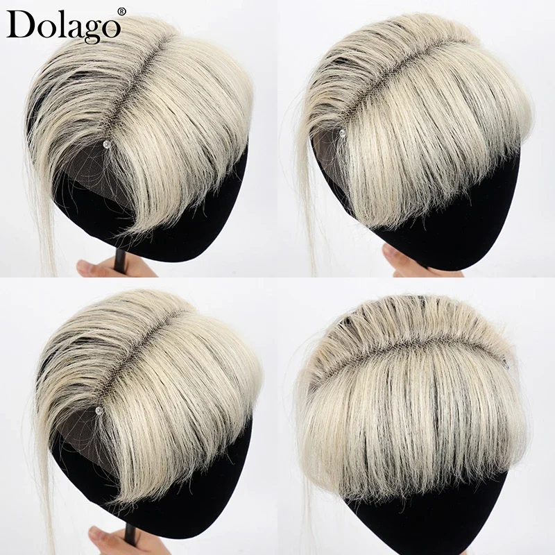 Schweizer HD Lace Bangs Echthaar Fransen Extensions Brasilianisches Echthaar Blunt Cut für Frauen_voghion.com