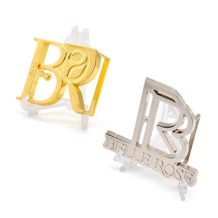 Заводская изготовленная на заказ Золотая никелированная Мужская металлическая пряжка с