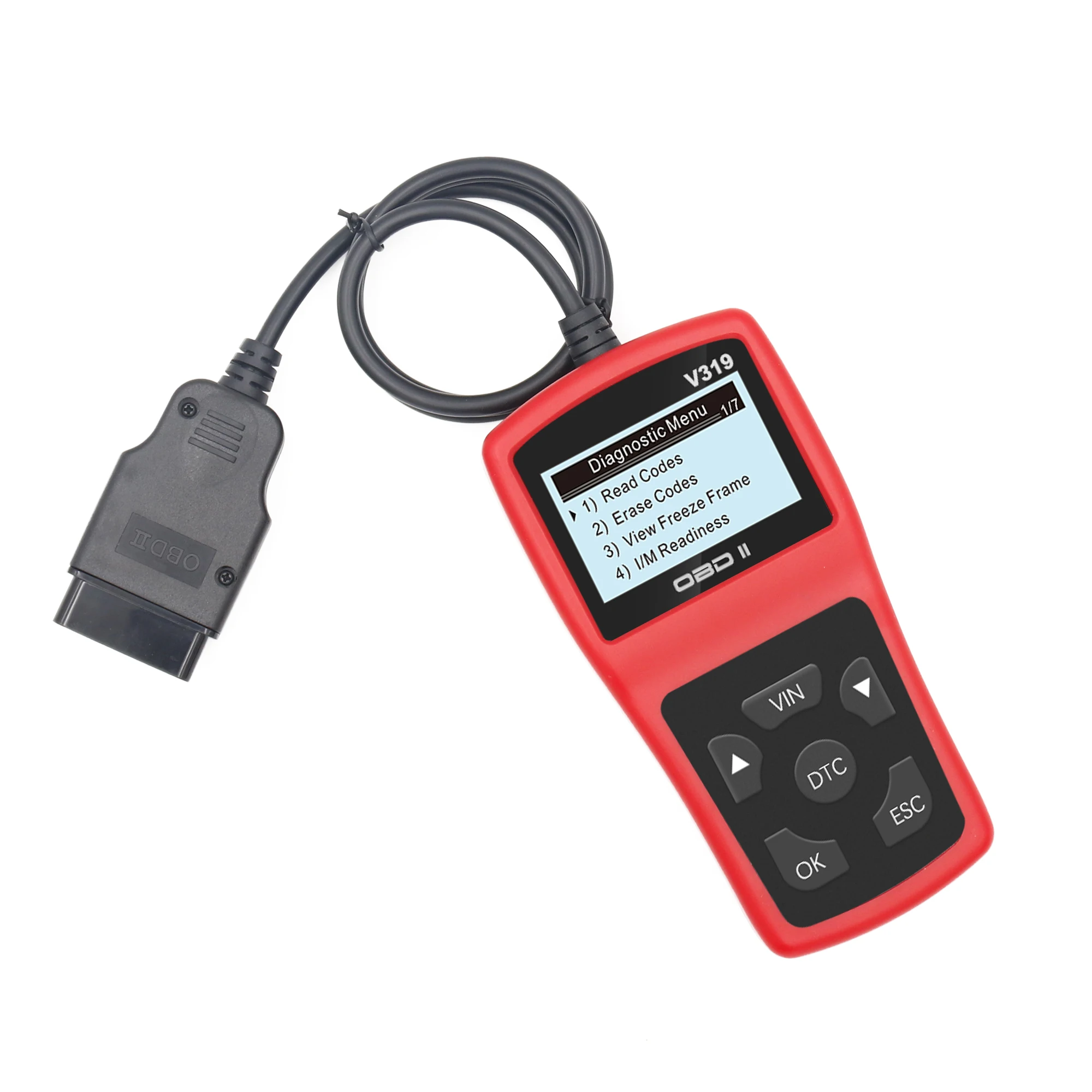 Generic OBD2 Car Diagnostic Bluetooth Scanner Car Code Reader OBDII ELM 327  Read Tool-Gift Disc