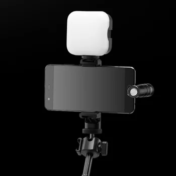 Godox Litemons System for Smartphone Vlogging LEDBI LED6R VD-MIC WL4B MoveLink TX Cold Shoe Extension Smartphone Cilp Tripod detail image