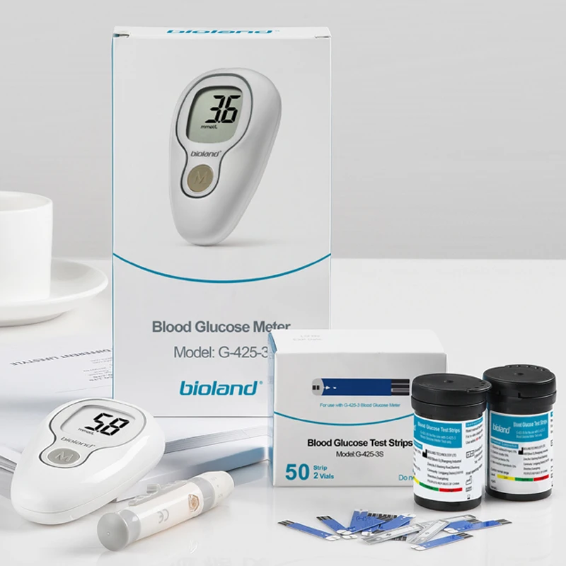 Clinical Proved Diabetes Testing Blood Glucose Meter Taiwan Household Blood Sugar Machine Diabetes Patient Tester No Strips