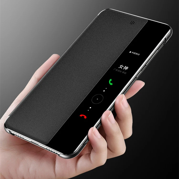 Full Coverage Clear View Window Phone Case for Samsung S22