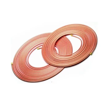 Refrigeration Copper Tube Coil Copper Pipe 3/8 1/4 Air Conditioner Pancake Coil Copper Pipe